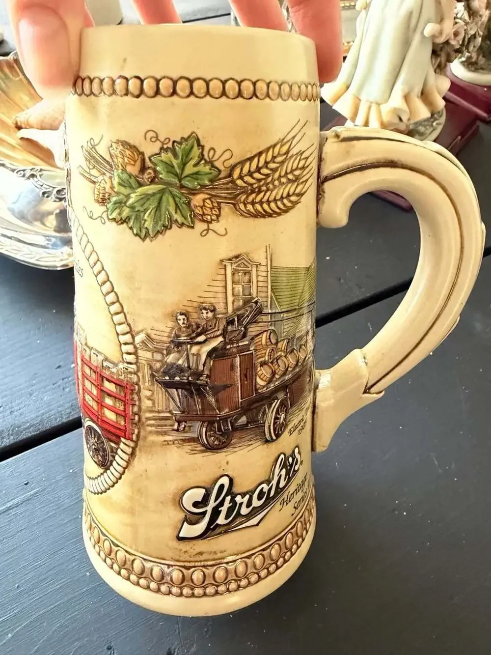 VTG Stroh's Heritage Series V Beer Delivery Packard Truck 1913 Beer Stein